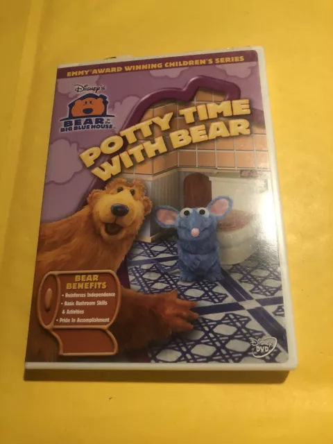 Potty Time with Bear - Bear In The Big Blue House Disney - DVD Movie Pre-owned