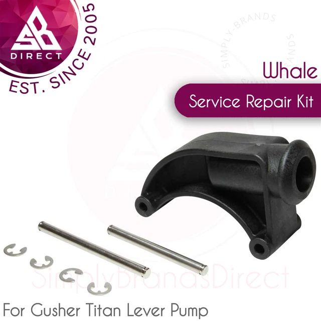 Whale AS4406 Geyser Titan Levier Pompe Service Réparation Kit │ Pour Marin Boats