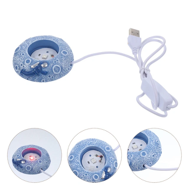 CRYSTAL STANDS FOR Display Light Base Lighted Glass Rotating Sphere