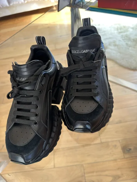 Dolce & Gabbana “Super King” Black Sneakers