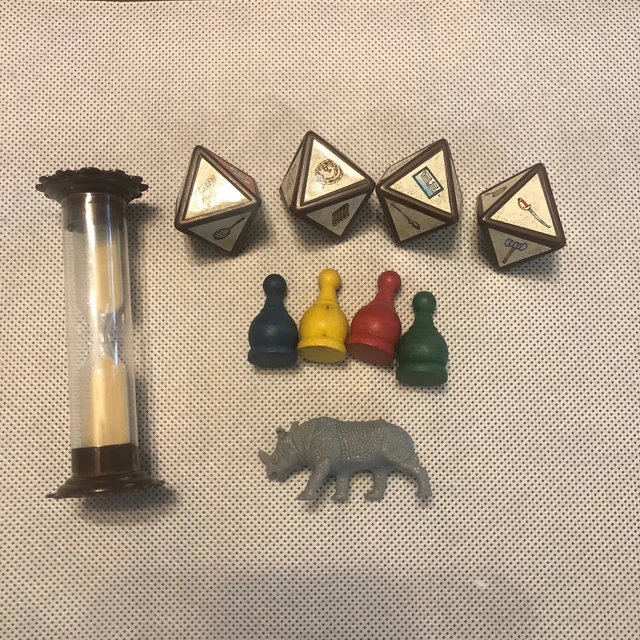 MILTON BRADLEY 1995 Jumanji Board Game Replacement Timer Dice Rhino