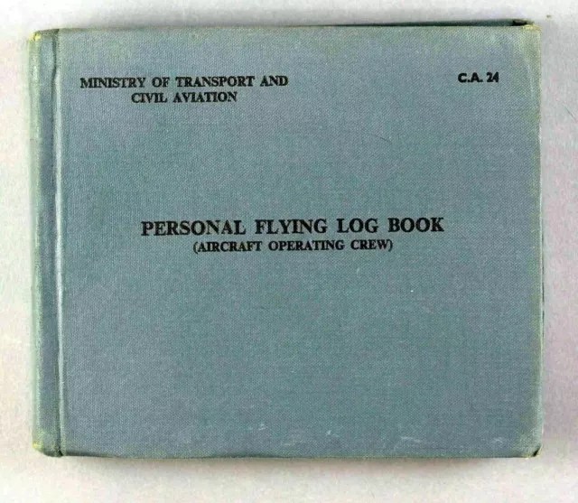 British European Airways Pilots Log Book 1960-65 Bea Vickers Viscount