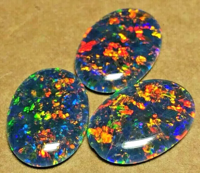 Opal Triplets All Sizes Best Quality Very Bright Multi-Coloured Australian Mined