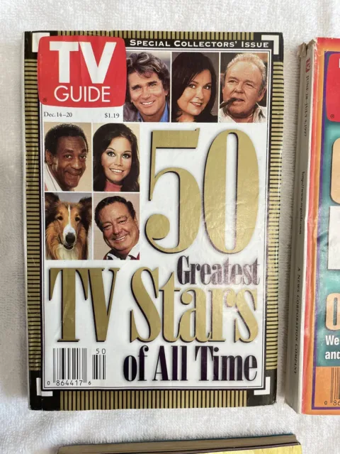 Vintage TV Guides with Best and Worst of All Time