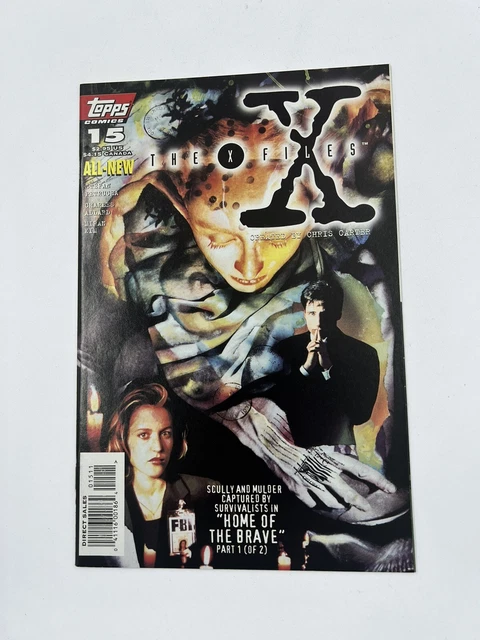 The X-Files Vol 1 #15 Topps Comics 1996 "Home of THe Brave Part 1"