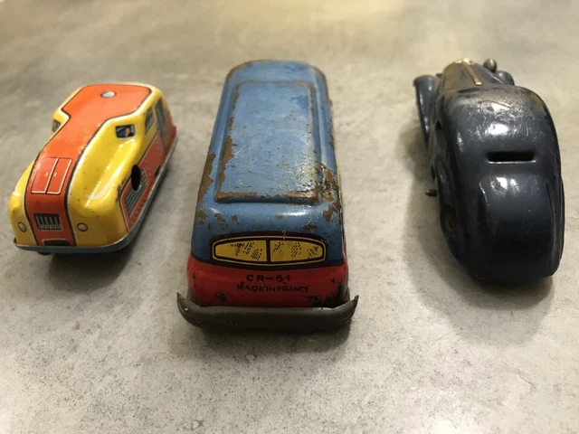 Jouet Ancien Voiture Anglaise En Tôle – Longueur 30 Cm, Véhicule Miniature Collection