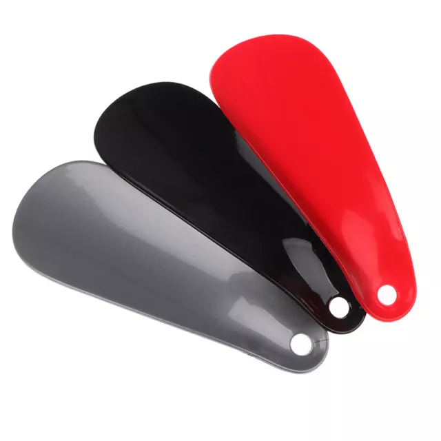 Mini Shoe Horn 11CM Plastic Spoon Shape Lazy Shoe Helper Flexible Shoe Lifter