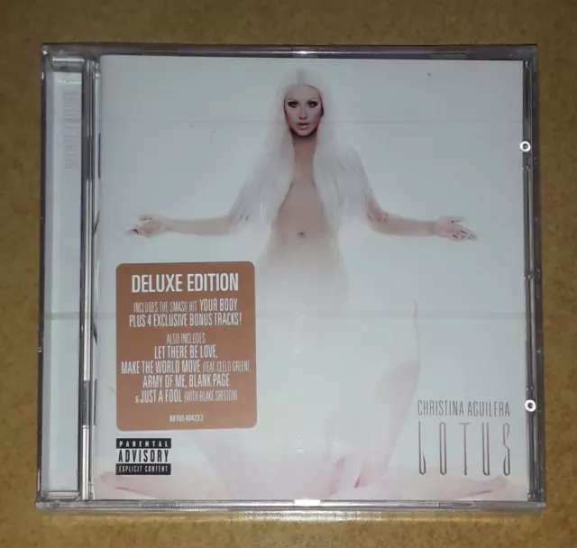 Christina Aguilera - Lotus Deluxe Edition 17 Tracce (CD) Nuovo Sigillato