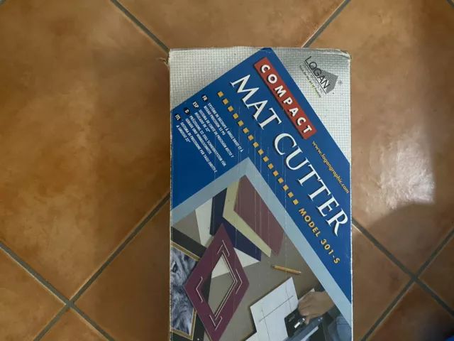 Logan 301-S Compact Mat Cutter In Original Box. Picture Frame Mounting Bevel Cut