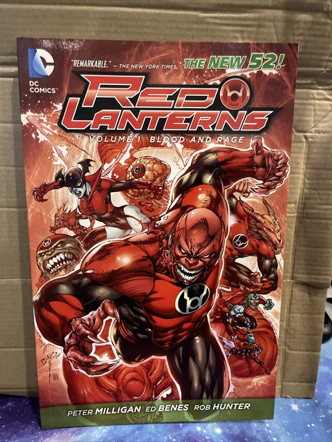 Red Lanterns Volume 1: Blood and Rage TPB Graphic Novel - DC Comics Free Post