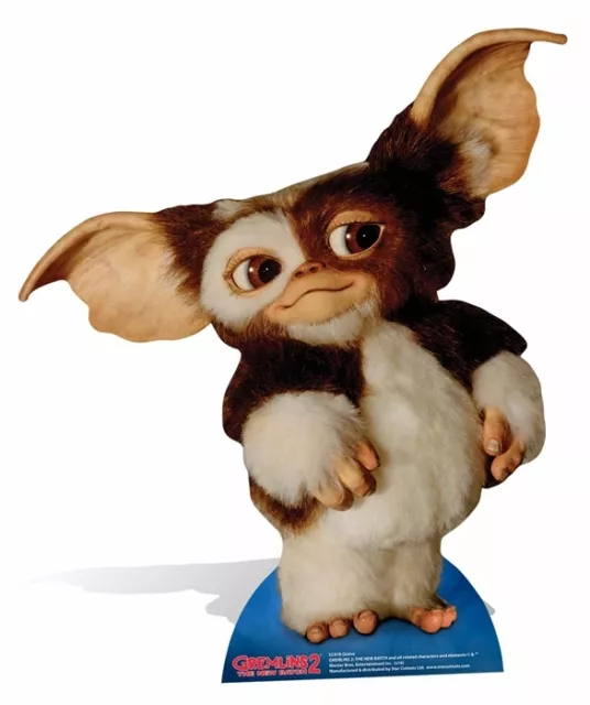 Gizmo De Gremlins Lifesize Silueta Cartón / Figura Pie / Vertical Mogwai Lindo