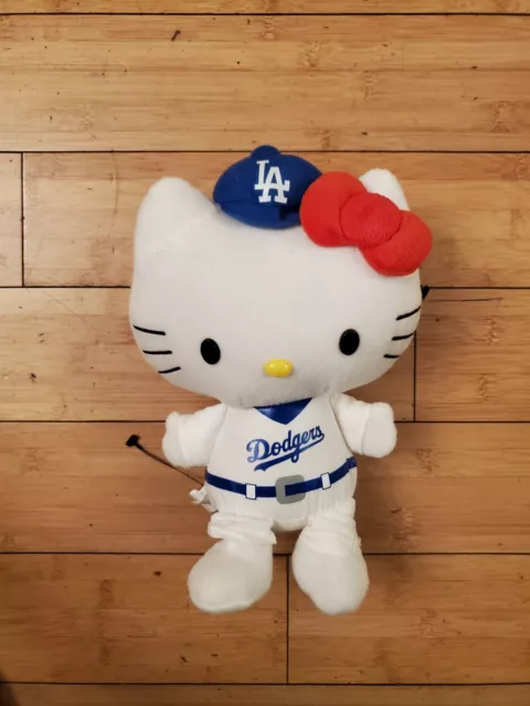 Hello Kitty Dodgers Plush FOR SALE! - PicClick