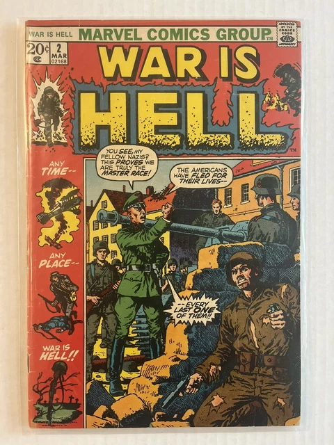 WAR IS HELL #2 in VF/NM condition a 1972 Marvel Bronze Age War Comic