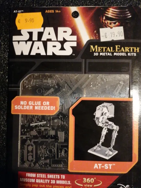Star Wars AT-ST Metal Earth 3D Model Kit FASCINATIONS