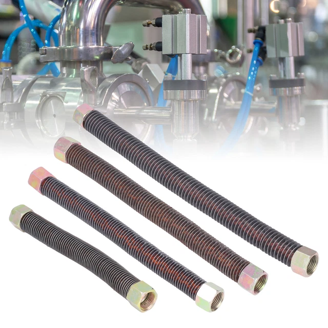 Uxcell Air Compressor Exhaust Tube, 9/16" Thread Dia 11" Length
