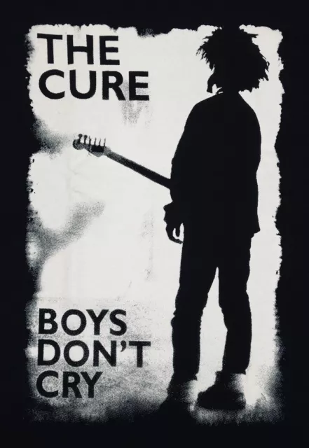 CURE Boys Don't Cry big back patch punk new wave