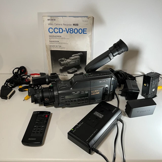 NON TESTÉ Sony CCDV800E Video Hi8 Camcorder Handycam, 8mm, Video 8