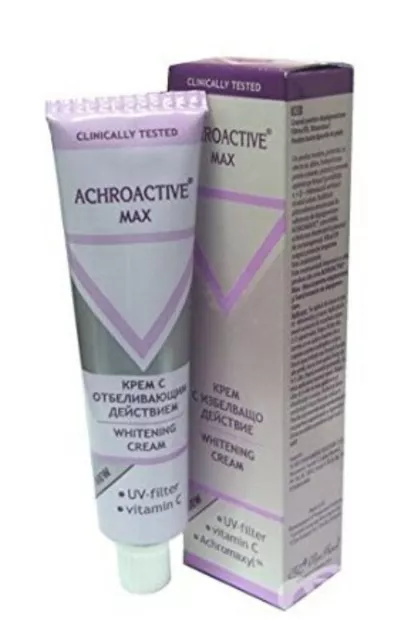 Achroactive Max Whitening Skin Cream Dark Spot Freckle Age Vitamin C UV-Filter 2