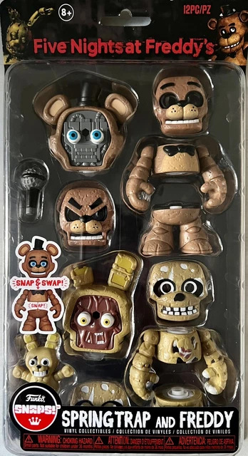 FUNKO SNAPS FIVE Nights At Freddys Springtrap and Freddy Figures FNAF ...