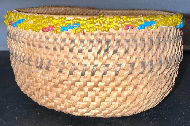 Antique PAIUTE Native American Basket Nebraska 4.5"