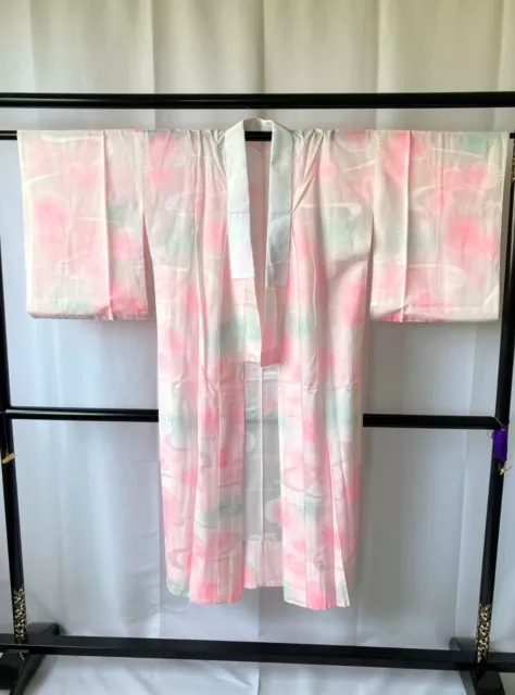 Vintage Japanese Juban kimono - Women's NagaJuban Kimono Robe
