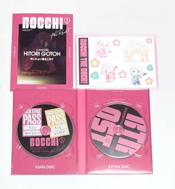 BOCCHI THE ROCK ! Vol.1 Blu-ray Soundtrack CD Booklet First Limited Edition F/S 2