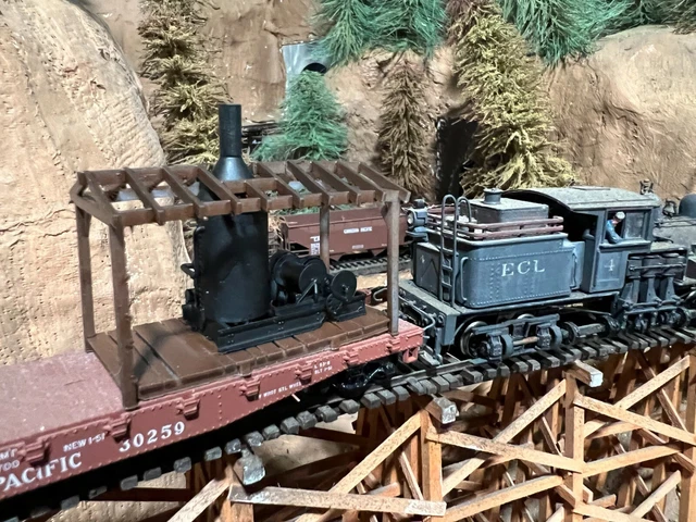 HO SCALE CUSTOM Steam Donkey Logging Engine $38.31 - PicClick CA