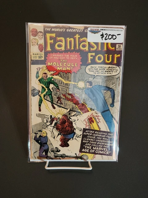 Fantastic Four #20 (Marvel 1963) 1st App Of Molecule Man, 2nd App of The Watcher