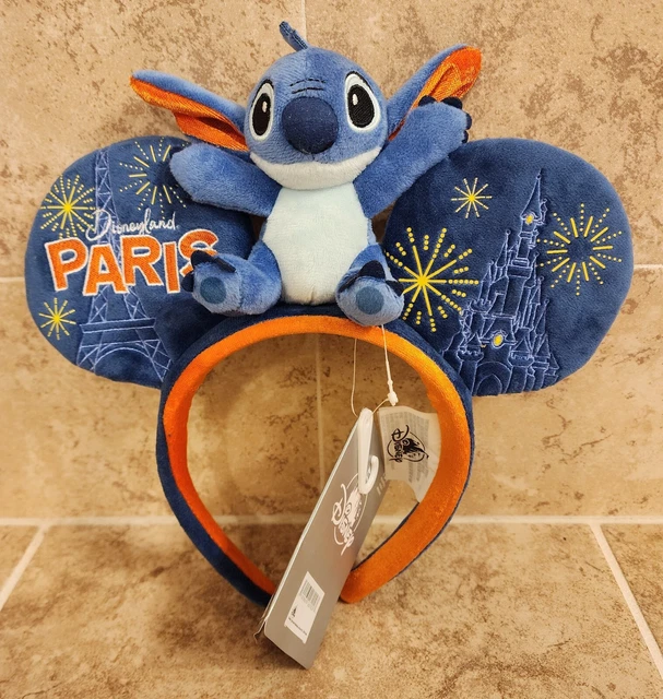 2024 DISNEYLAND PARIS Epcot France Stitch Ducks Plush Minnie Ears 55.
