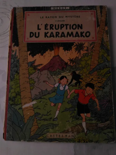 Bd Herge Casterman 1952   Les Aventures De Jo,Zette Et Tocko "L'eruption Du Kara