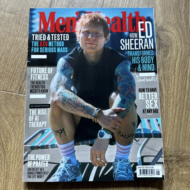 MEN'S HEALTH MAGAZINE Exercise Fitness Male Muscle Bodybuilding 2026 Ed ...
