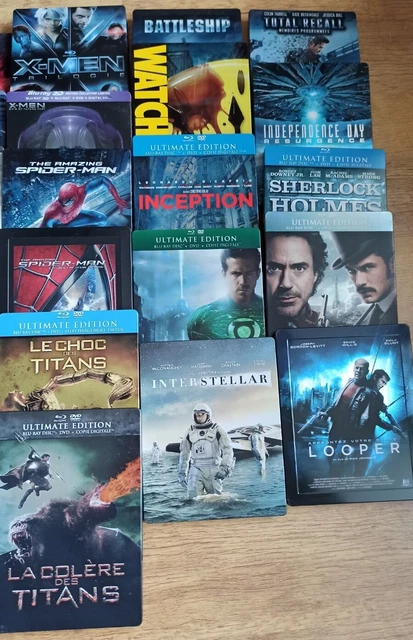 Lot de 32 blu ray steelbook 3