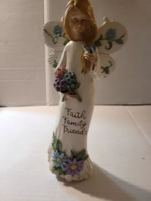 Resin Angel 10 inch Figurine Inspirational Faith Family Friends
