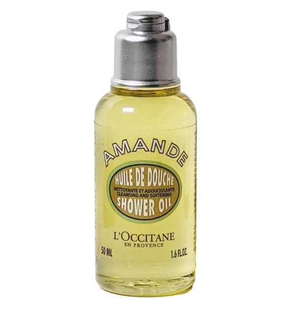 L'Occitane En Provence Amande  Shower Oil 1.6oz/50ml Mini Travel Size