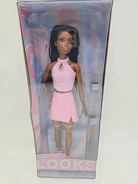 RARE BARBIE SIGNATURE LOOKS MODEL #2 Doll AA CURVY MADE TO MOVE ELLE
