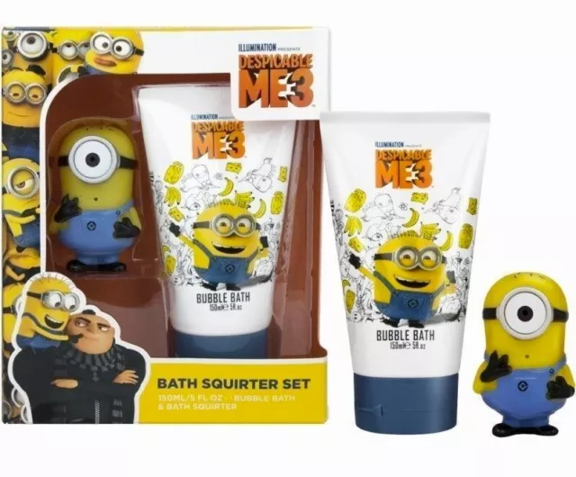 ‘NEW’ Minions – Despicable Me 3 Bath Squirter Set