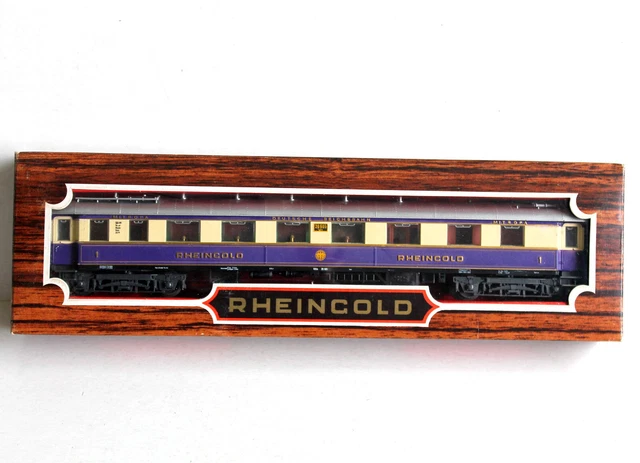 LILIPUT HO 822 00 VOITURE VOYAGEUR RHEINGOLD 1e CLASSE MITROPA DEUTSCHE, AMÉNAGÉ | Laur'Art&Collection