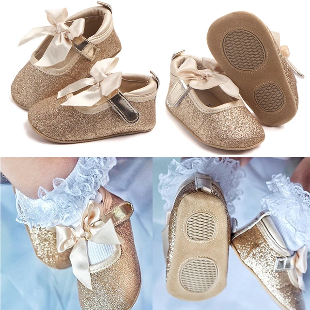 Neugeborenes Baby Kinder Bling Kinderwagen Schuhe Kind weiche Sohle passend für