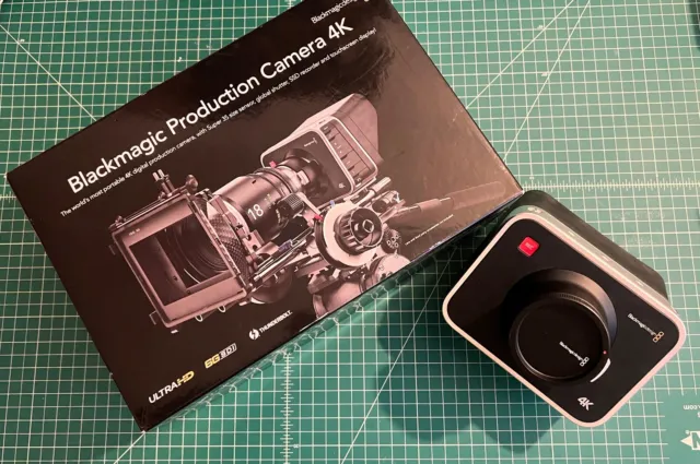 Blackmagic Design Production Camera 4K (EF Mount) W/ Sandisk 480GB SSD & plate