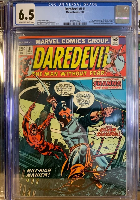 Daredevil 111 CGC 6.5 1st App of the Silver Samurai