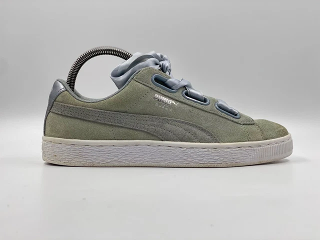 Puma suede heart olive top