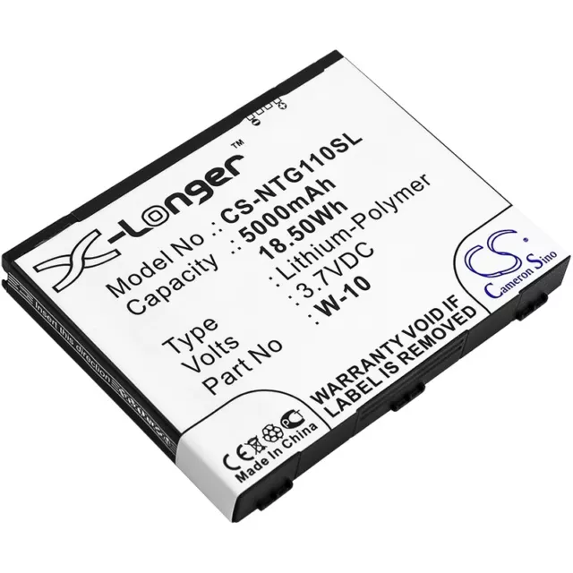 3.7V Battery for Netgear Telstra MR1100 5000mAh Quality Cell NEW