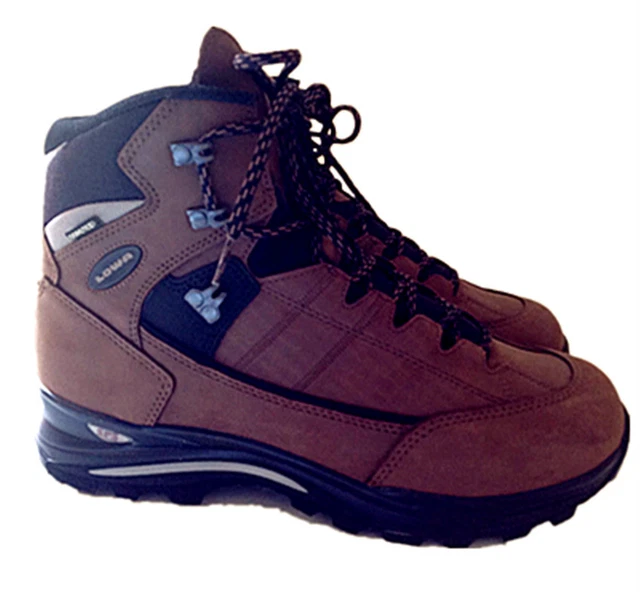 LOWA LEATHER TREKKING Hiking Boots Vibram Soles SPS Made in Italy UK 9 EU 43.5 EUR 194 00 PicClick FR