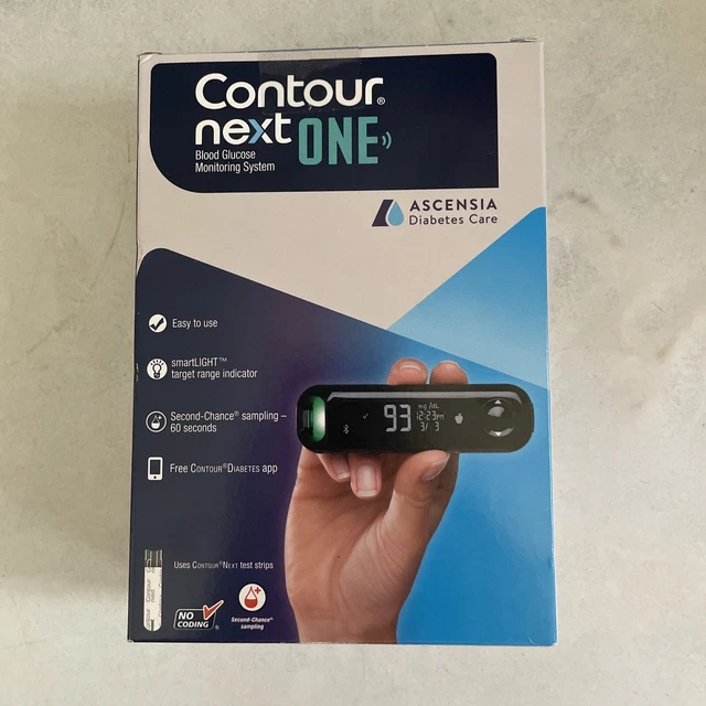 CONTOUR NEXT ONE Bluetooth Blood Glucose Monitoring System EXP 12/2026