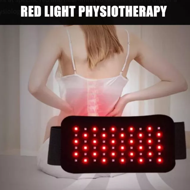 630&850nm Infrared Red Light Therapy Belt  Waist Back Wrap Pad for Pain Relief
