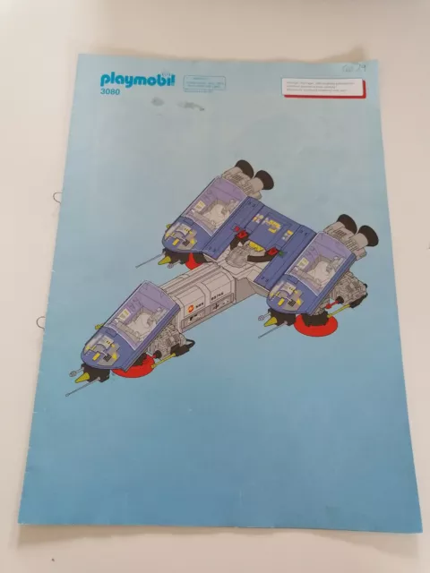 Playmobil 3080 NUR Bauplan Bauanleitung Beschreibung für Raumschiff #GR19