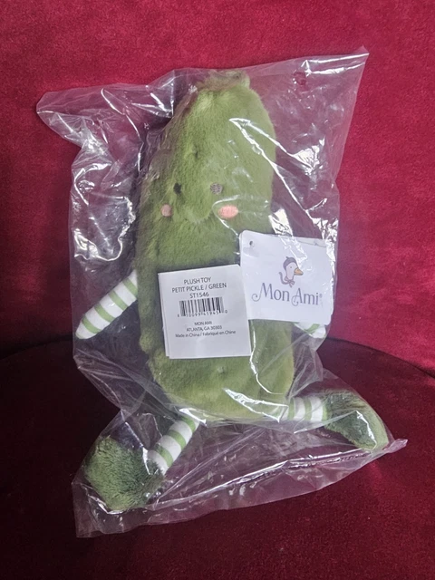 MON AMI PETIT Pickle 9-Inch Plush Toy,Funny Pickle Stuffed Toy Novelty ...