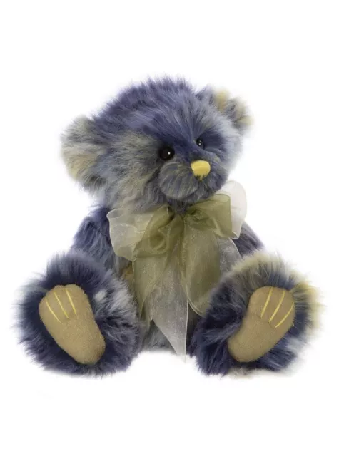 Charlie Bears - Butterpaws Blue Teddy Bear Fluffy Collectable Soft Plush Rare