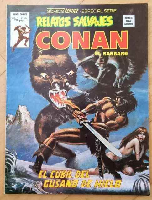 Relatos Salvajes Vol.1 num.74 Conan el Barbaro.Vertice