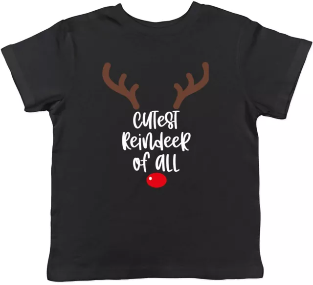 T-shirt più carina renna di tutto il Natale bambini bambini bambini ragazze regalo